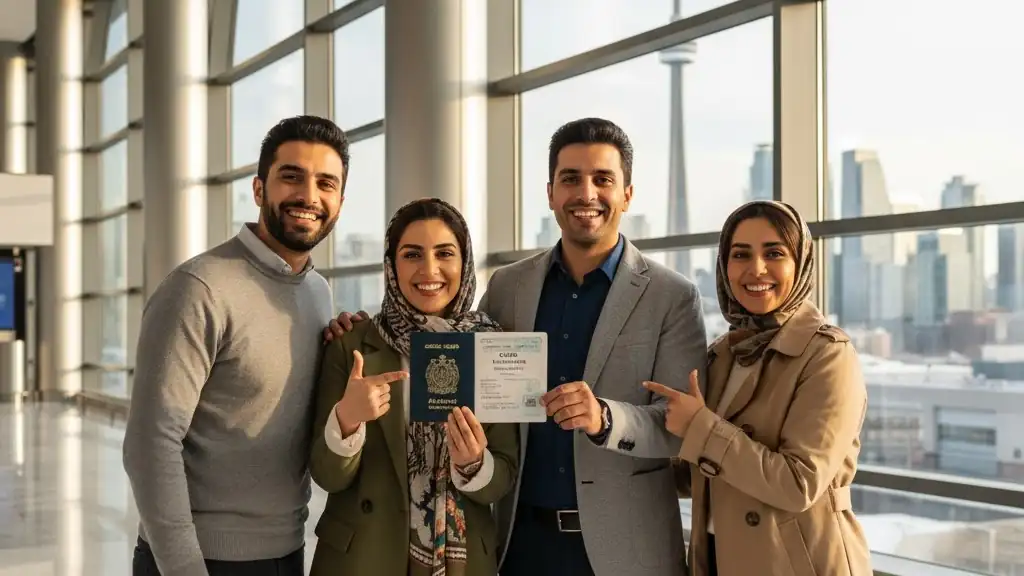 کادر درمان ایران با موفقیت ویزای توریستی کانادا را دریافت کرده‌اند و آماده سفر هستند.