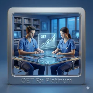 پکیج کلاس نیمه خصوصی دو نفره OET Rx Platinum با تمرکز بالا