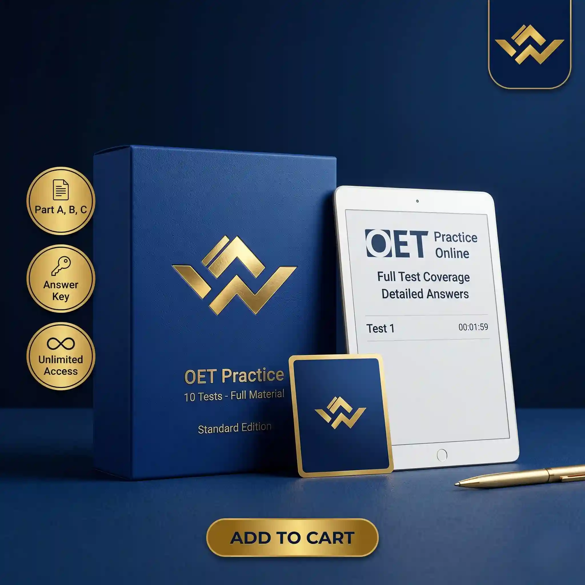 پکیج ۱۰ تایی آزمون آزمایشی Reading OET