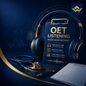 پکیج ۱۰ تایی آزمون آزمایشی Listening OET