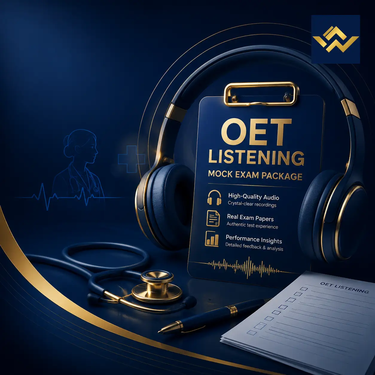 پکیج ۱۰ تایی آزمون آزمایشی Listening OET